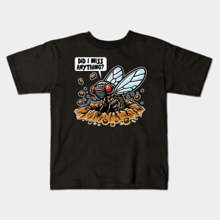 Did I miss anything? Funny Cicada Emergence 2024 Kids T-Shirt